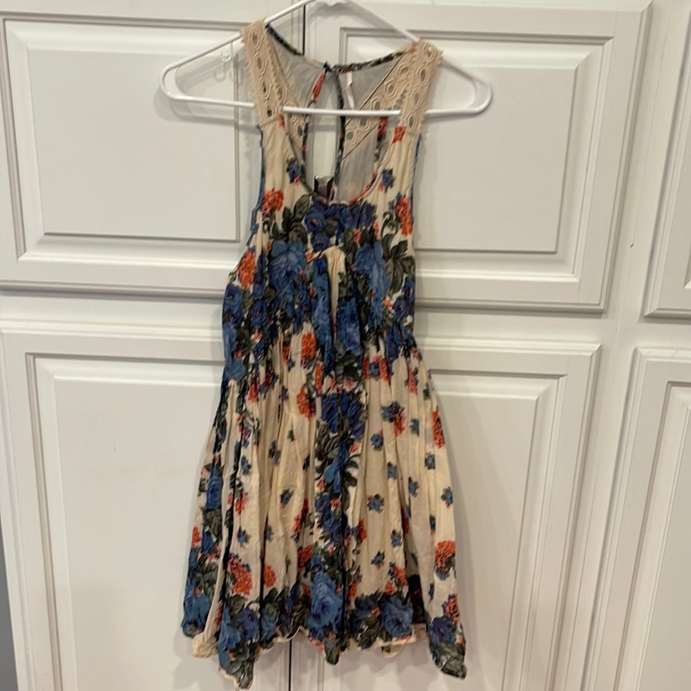 Free People small pleated mini dress.